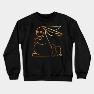 Golden Bunny Crewneck Sweatshirt